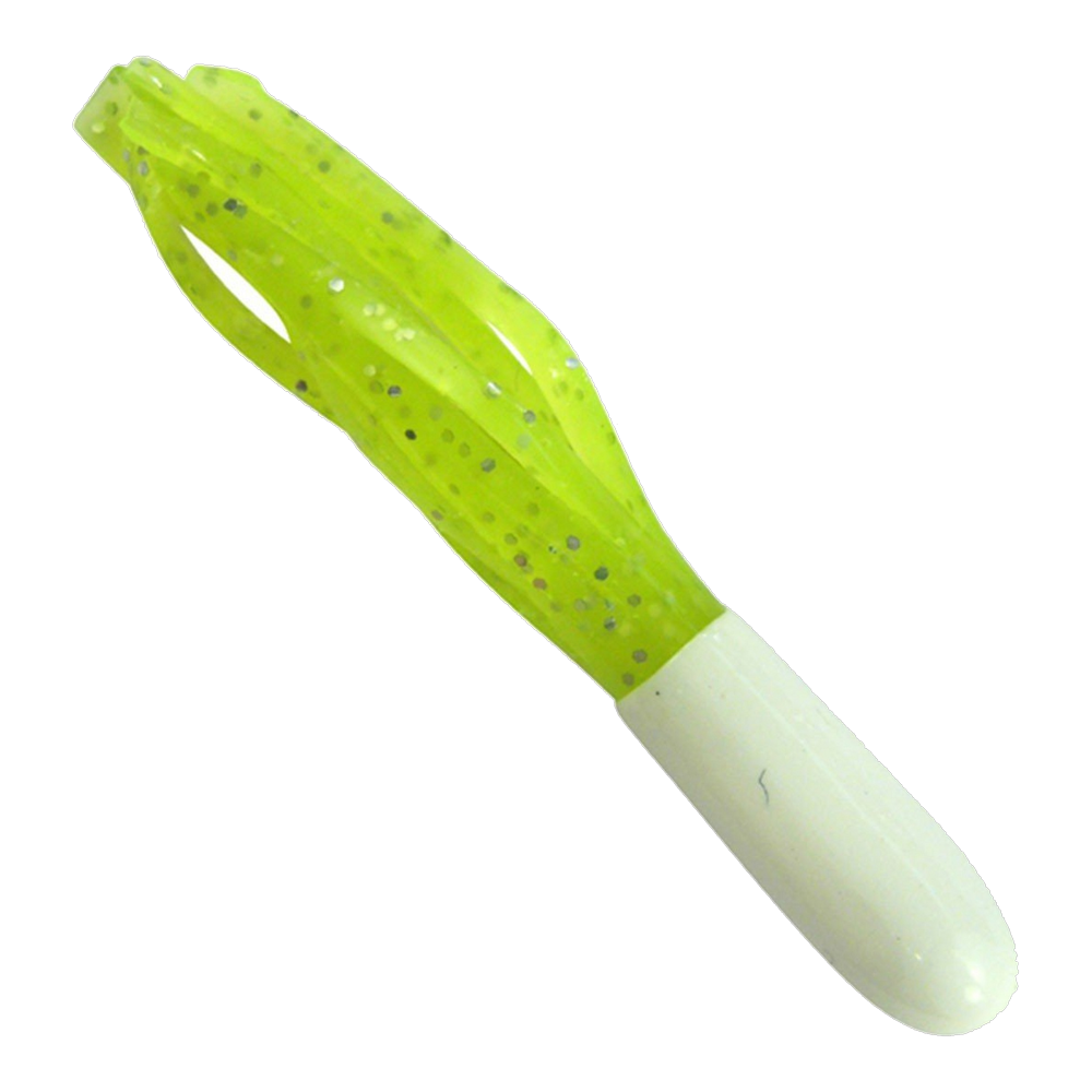 Southern Pro Lil Hustler 1.5 Tube - White Chartreuse Sparkle